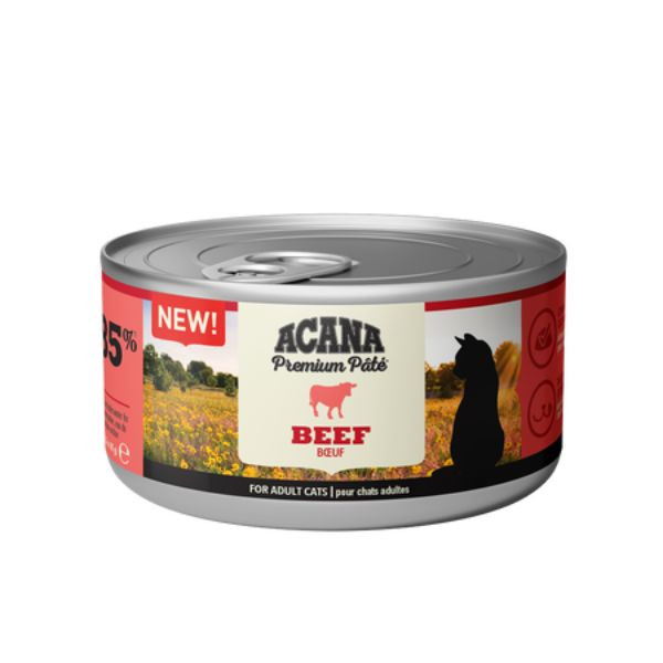 Acana Premium Patè Cat Adult Recipe Grain Free 85 g - Manzo Confezione da 6 pezzi