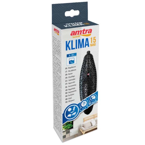 Riscaldatore automatico sommergibile Klima Nano Preset Amtra - 15 W