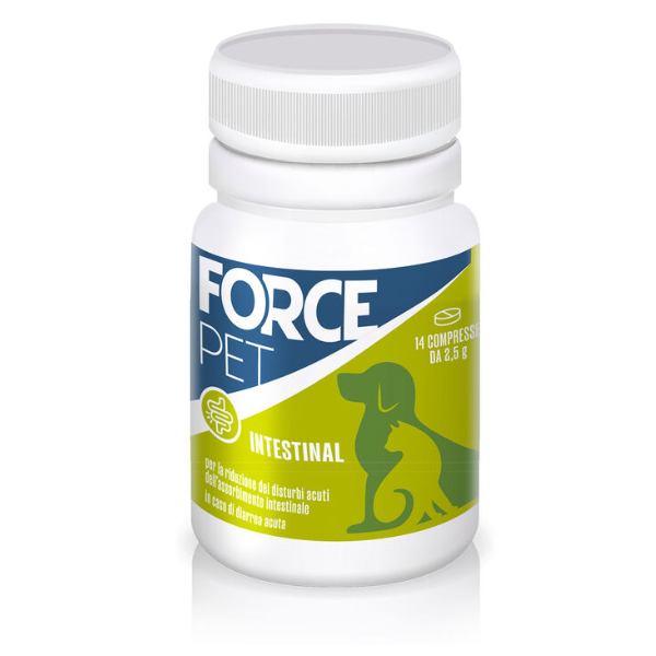 Forcepet Intestinal integratore in caso di diarrea acuta - 14 compresse da 2,5 gr