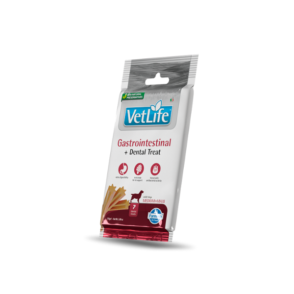 Farmina Vet Life Gastrointestinal snack dentali per cani Adult Medium/Large 110 gr - Origine vegetale