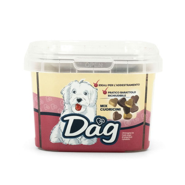 Image of Dag Dog Adult Snack Mix Cuoricini 120 gr - Mix - SPEDIZIONE GRATIS 1° ORDINE + scegli lo sconto BZR5 / BZR20010