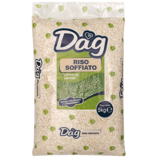 Image of Dag Riso soffiato - 5 Kg - Croccantini per cani - SPEDIZIONE GRATIS 1° ORDINE + scegli lo sconto BZR5 / BZR20010