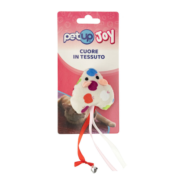 Gioco per gatti Topolino PetUp Joy - 1 pz da 5 cm in tessuto - Giochi per gatti