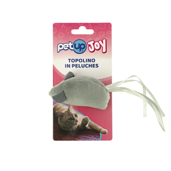 Image of Gioco per gatti in peluche Basic PetUp Joy - Topolino 8 cm - Giochi per gatti - SPEDIZIONE GRATIS 1° ORDINE + scegli lo sconto BZR5 / BZR20010