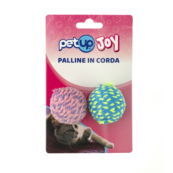 Image of Palline per gatti Petup Joy - In corda - Giochi per gatti - SPEDIZIONE GRATIS 1° ORDINE + scegli lo sconto BZR5 / BZR20010