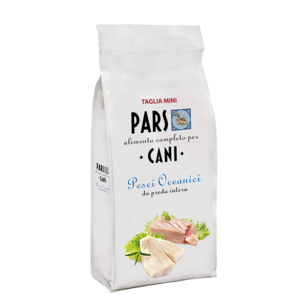 Pars Dog Taglia Mini Preda Intera Pesci Oceanici - 7,5 Kg - Croccantini per cani