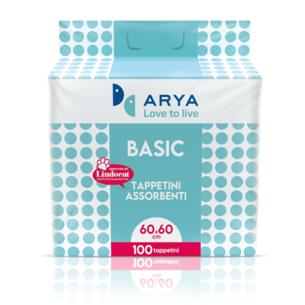 Tappetino Assorbente Basic Arya - 60 x 60 cm - 100 pz - SPEDIZIONE GRATIS 1° ORDINE + scegli lo sconto BZR5 / BZR20