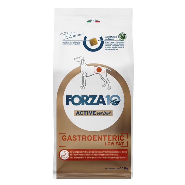 Forza10 Active Cane Gastroenteric Low Fat - 10 Kg - Crocchette Monoproteiche Cane