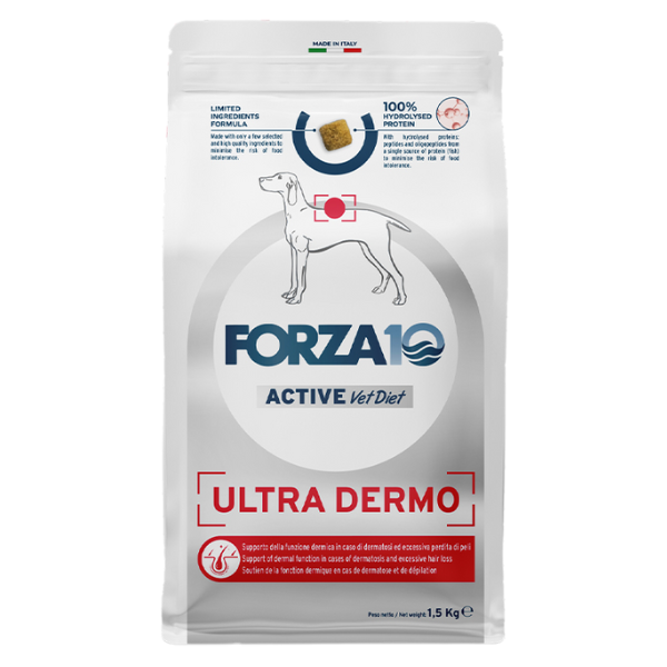 Forza10 Active Cane Ultra Dermo proteine idrolizzate - 10 Kg - SPEDIZIONE GRATIS 1° ORDINE + scegli lo sconto BZR5 / BZR20