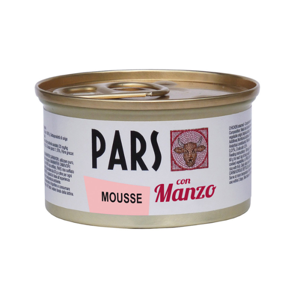 Dieta Pars Mousse Grain Free 85 gr - Manzo Confezione da 24 pezzi