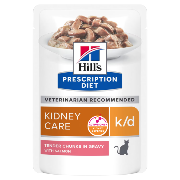 Hill's Prescription Diet k/d Feline 85 gr - Salmone Confezione da 12 pezzi