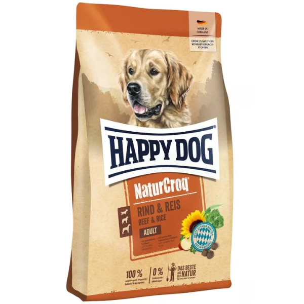 Happy Dog NaturCroq Adult All Breeds Manzo e riso - 11 Kg