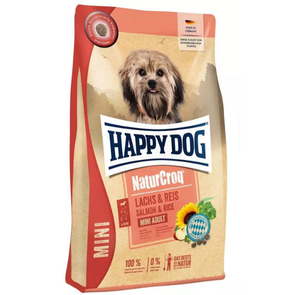 Happy Dog NaturCroq Adult Mini Salmone e riso - 4 Kg