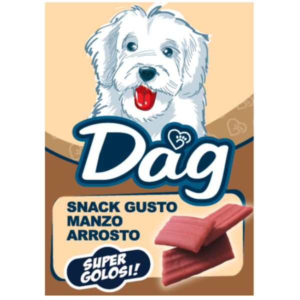 Image of Dag Dog Adult All Breeds snack morbidi super golosi 50 gr - Manzo arrosto - SPEDIZIONE GRATIS 1° ORDINE + scegli lo sconto BZR5 / BZR20010