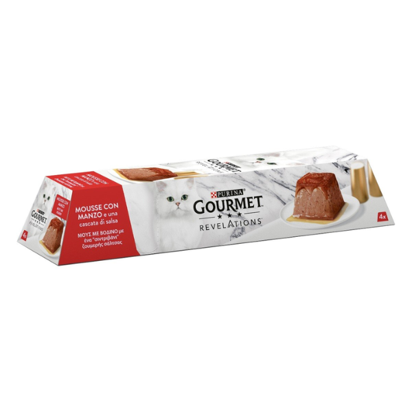 Purina Gourmet Revelations Mousse 4x57gr - Manzo