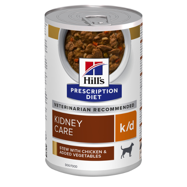 Hill's Prescription Diet k/d Canine 354 gr - spezzatino con pollo e verdure Confezione da 6 pezzi