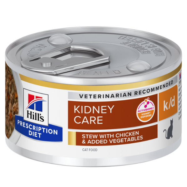 Hill's Prescription Diet Cat k/d 82 gr - spezzatino di pollo e verdure Confezione da 6 pezzi