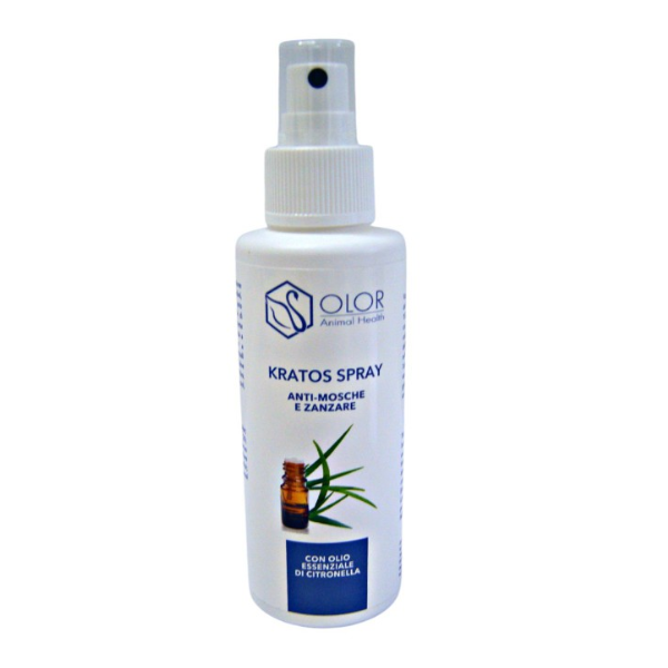 Image of Olor Kratos Spray anti mosche e zanzare citronella - 100 ml - Antiparassitario per cani - SPEDIZIONE GRATIS 1° ORDINE + scegli lo sconto BZR5 / BZR20010