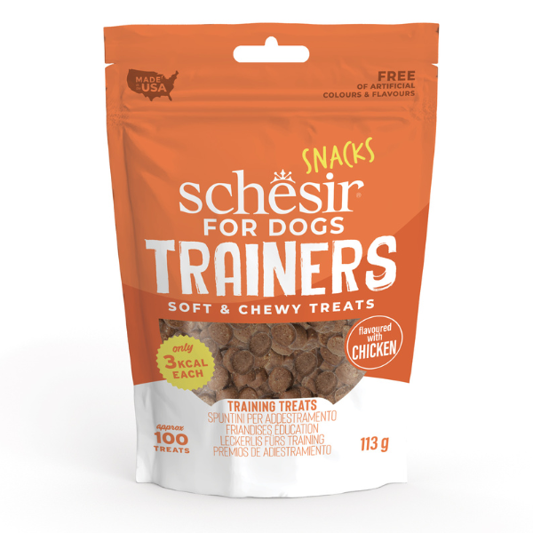 Schesir for Dogs Trainers soft & chewy treats - 113 gr - pollo