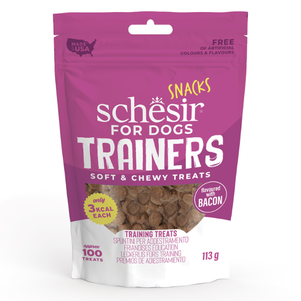 Schesir for Dogs Trainers soft & chewy treats - 113 gr - bacon