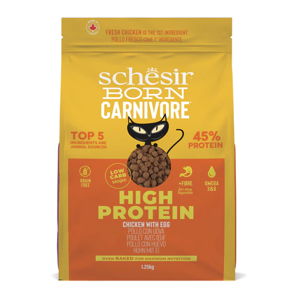 Schesir Born Carnivore Grain Free High Protein Pollo con uovo - 1,25 Kg