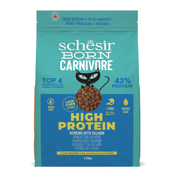 Schesir Born Carnivore Grain Free High Protein Aringa con salmone - 1,25 Kg