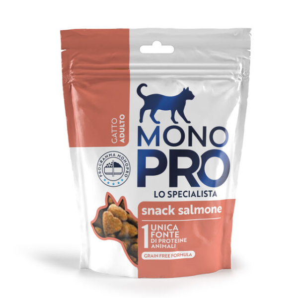 Monopro lo specialista snack Grain Free per gatti 50 gr - Salmone