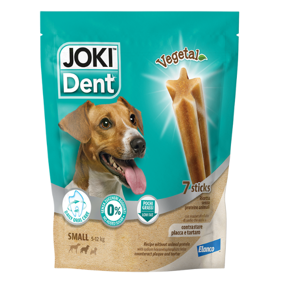 Joki Dent Vegetal snack dentali vegetali per cani Elanco - Taglia Small - confezione da 7 pezzi