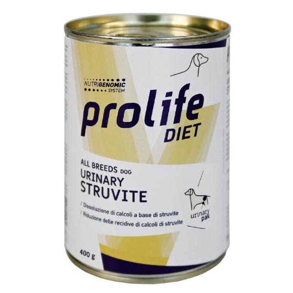 Prolife Veterinary Diet Urinary Struvite Dog All Breeds 400 gr - Pollo Confezione da 6 pezzi