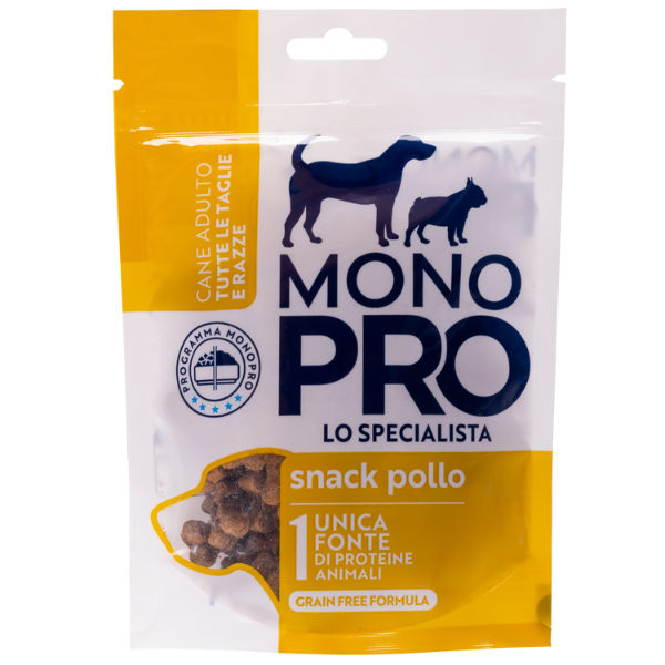 Monopro lo specialista Dog Adult All Breeds Biscotti Grain Free 100 gr - Pollo