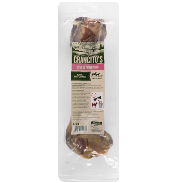 Crancito's snack naturale Dog Adult Osso di prosciutto - 370 gr