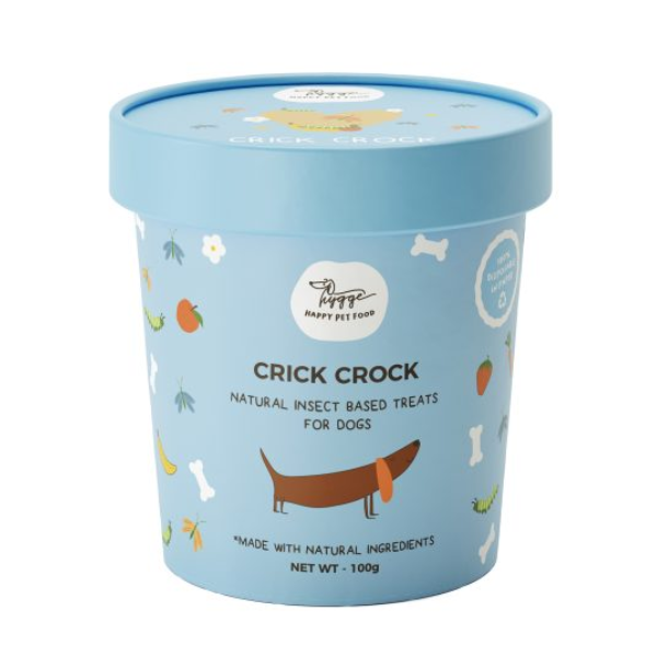 Hygge Crik Crok biscotti naturali 150 gr - Insetti, frutta e verdura