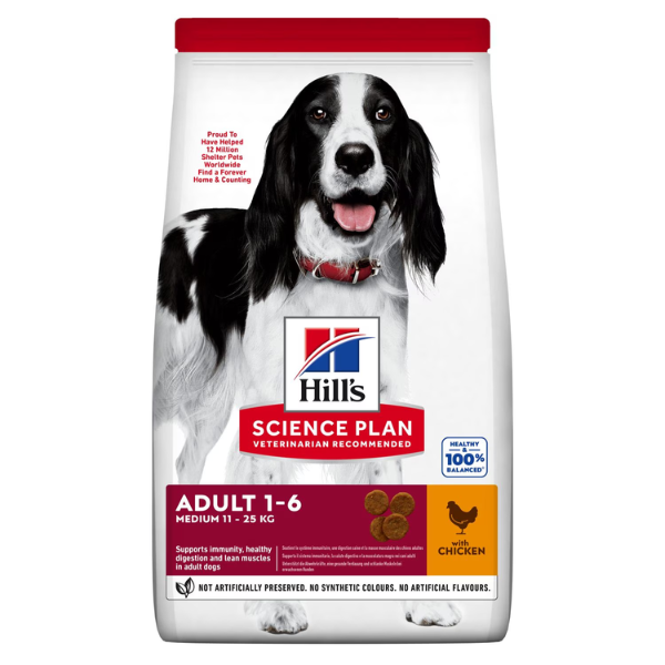 Hill's Science Plan Medium Adult Alimento per Cani con Pollo - 2,5 kg