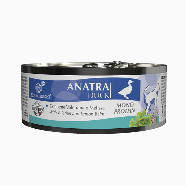 Marpet Aequilibria Vet dietetico umido gatto 85 gr - Anatra Confezione da 24 pezzi