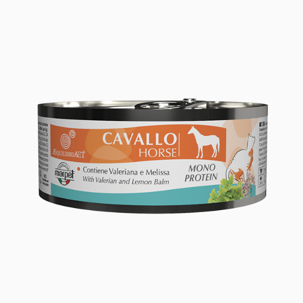 Marpet Aequilibria Vet dietetico umido gatto 85 gr - Cavallo Confezione da 24 pezzi