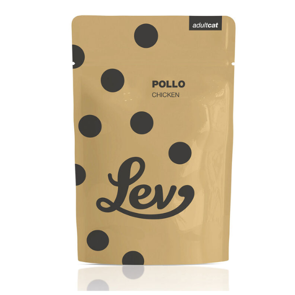 Lev Cat Natural Code Adult in Jelly 60 gr - Pollo - Cibo umido per gatti