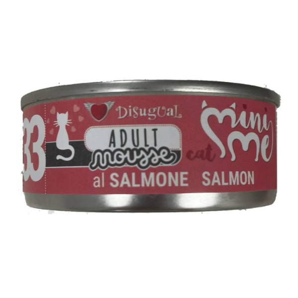 Disugual Mini Me Cat Adult Mousse 85 gr - Salmone - Cibo umido per gatti