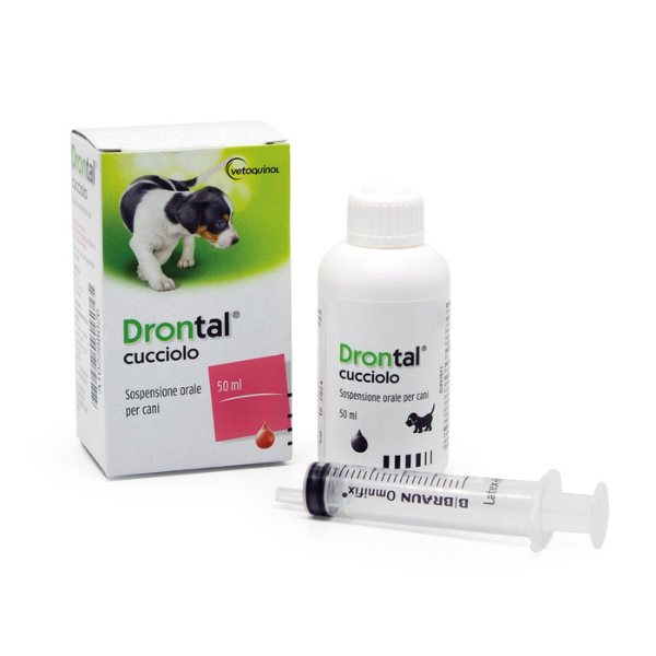 Drontal cucciolo vermifugo antiparassitario Sospensione Orale Vetoquinol - 50 ml