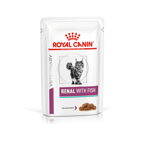 Image of Royal Canin Renal Multipack 12 x 85 gr - Pesce - SPEDIZIONE GRATIS 1° ORDINE + scegli lo sconto BZR5 / BZR20010