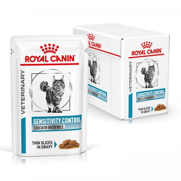 Image of Royal Canin Gatto Sensitivity Control Multipack 12 x 85 gr - Pollo - Dieta Veterinaria per Gatti - SPEDIZIONE GRATIS 1° ORDINE + scegli lo sconto BZR5 / BZR20010