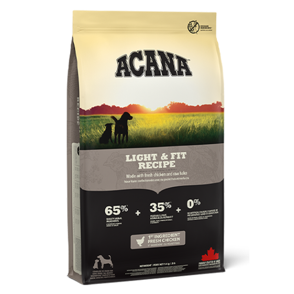 Acana Light and Fit Recipe - 2 Kg - Croccantini per cani