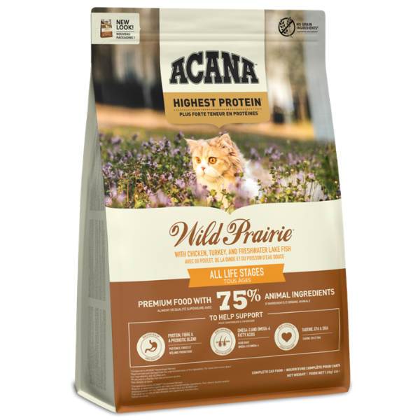 Image of Acana Wild Prairie Cat Food - 4,5 kg - Croccantini per gatti - SPEDIZIONE GRATIS 1° ORDINE + scegli lo sconto BZR5 / BZR20010