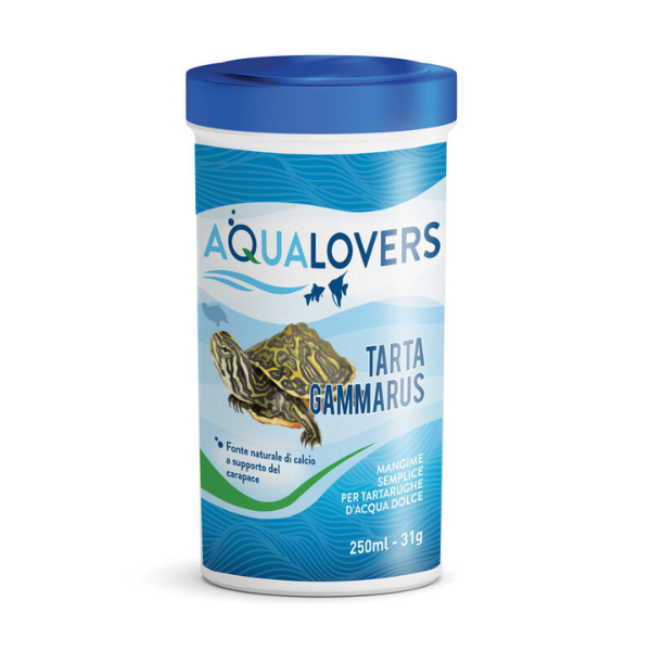 Mangime per tartarughe d'acqua dolce Tarta Gammarus Aqualovers - 31 gr - Cibo per tartarughe