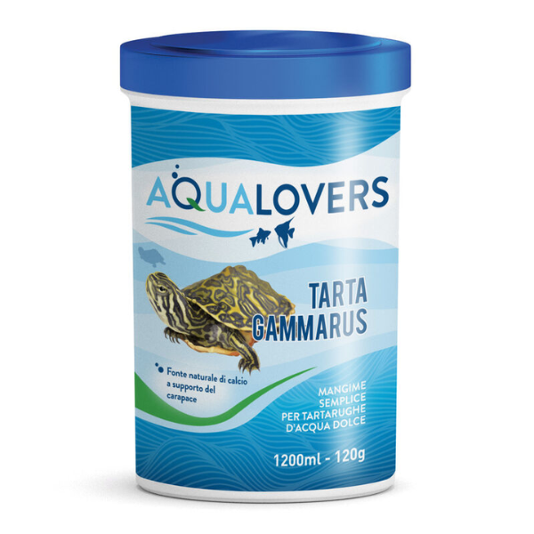 Mangime per tartarughe d'acqua dolce Tarta Gammarus Aqualovers - 120 gr - Cibo per tartarughe