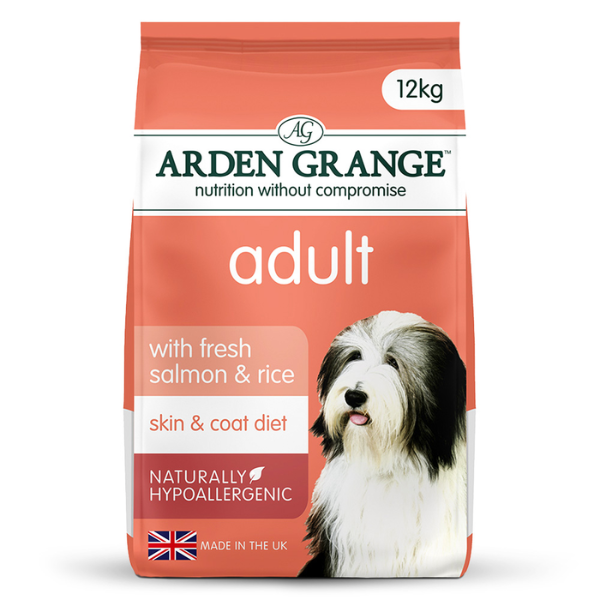 Arden Grange Hypoallergenic Skin & Coat Dog Adult All breeds Salmone e riso - 12 Kg