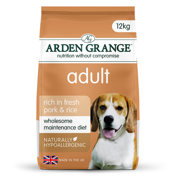 Arden Grange Hypoallergenic Dog Adult All breeds Maiale e riso - 12 Kg