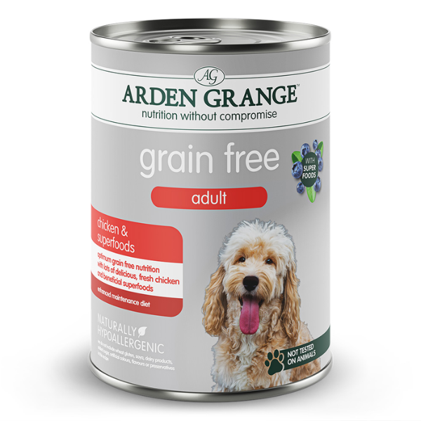 Arden Grange Hypoallergenic Grain Free con Superfood Dog Adult All breeds 395 g - Pollo