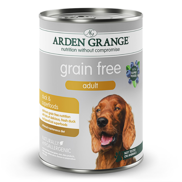 Arden Grange Hypoallergenic Grain Free con Superfood Dog Adult All breeds 395 g - Anatra