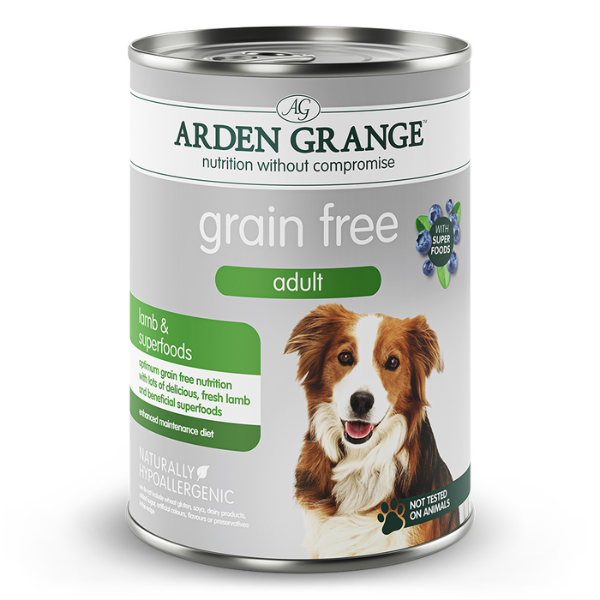 Arden Grange Hypoallergenic Grain Free con Superfood Dog Adult All breeds 395 g - Agnello