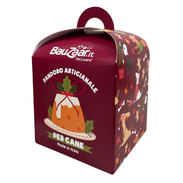 Pandoro artigianale per cani Bauzaar - 1 pezzo da 80 gr